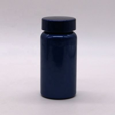 150 ml PET-goudgeplatte schroefkap Plastic Supplement Container Fles voor promotie