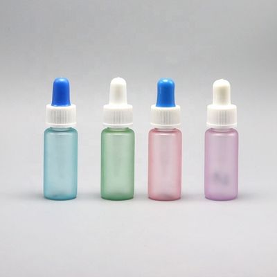15 ml Ronde vorm PET Plastic Dropper Flasje met buis Medische kwaliteit Op maat gemaakte Dropper Cap