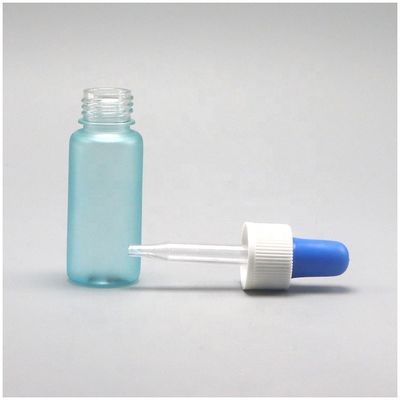 15 ml ronde vorm maat PET druppelflessen voor vloeistof dispenser monsterhouder