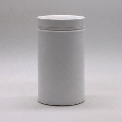 600 ml 20 oz PET lege HDPE rechte ronde plastic poeder medicijn containers met schroefdop
