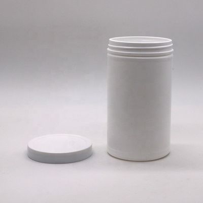 600 ml 20 oz PET lege HDPE rechte ronde plastic poeder medicijn containers met schroefdop