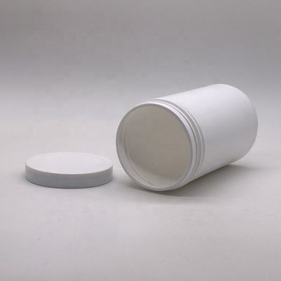 600 ml 20 oz PET lege HDPE rechte ronde plastic poeder medicijn containers met schroefdop