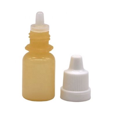 LDPE Plastic White Leeg Druppelfles voor vloeistof voor de ogen met manipulatiebestendige doppen 10 ml