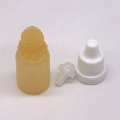 LDPE Plastic White Leeg Druppelfles voor vloeistof voor de ogen met manipulatiebestendige doppen 10 ml