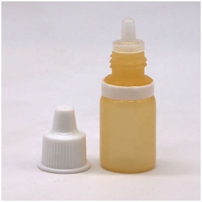 LDPE Plastic White Leeg Druppelfles voor vloeistof voor de ogen met manipulatiebestendige doppen 10 ml