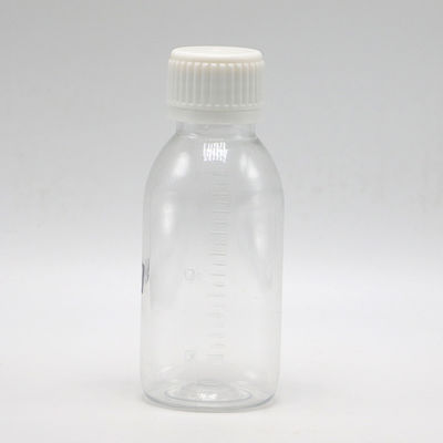 100 ml ronde esdoornhoest siroop vloeibare fles met schroefdeksel en warmteverzegeling