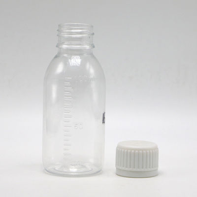 100 ml ronde esdoornhoest siroop vloeibare fles met schroefdeksel en warmteverzegeling