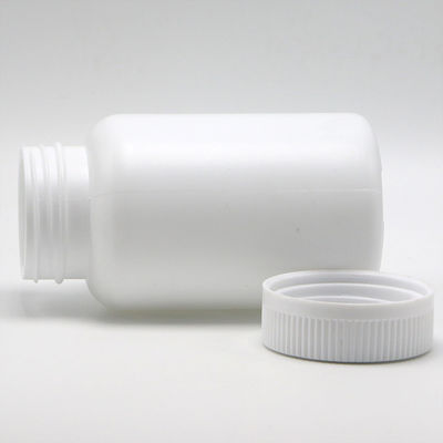 Gepersonaliseerd logo Acceptabel 225 ml HDPE drugsschutter Witte plastic fles met CRC-kap