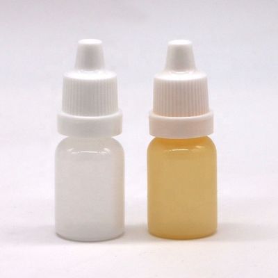 10 ml LDPE-plastic lege druppelflessen met op maat gemaakte kleuren en doppen