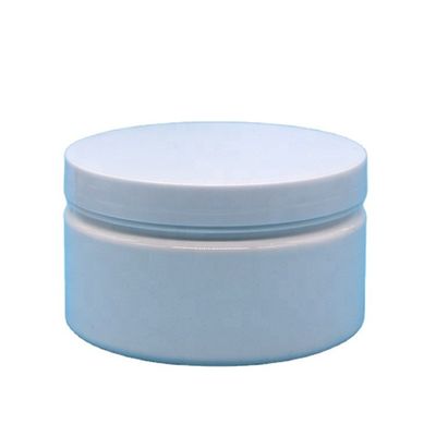 Plastic Cap Material 8oz Custom Plastic Jar Ronde vorm Breed mond bevat met deksels