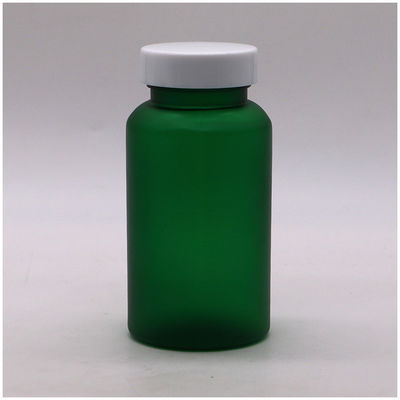 Aluminium kap 100/120/150 ml PET-plastic jar met brede mond voor pil-capsule geneeskunde