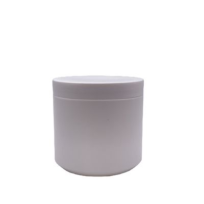 UV-bestendige 350 ml HDPE-materiaal Plastic Jar voor cosmetische crème Aanpasbaar logo WIT