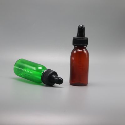 Medisch reagens 60 ml PET-plastic essentiële oliefles met steriele vormgeving en aangepast logo