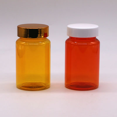 150 ml PET capsule tablet tablet lekvrije fles met flip top cap op maat en afbreekbaar
