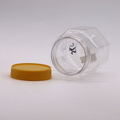 200 ml PET Octogon Food Jar voor noten Kernels Aanpasbare kleur Plastic Flask