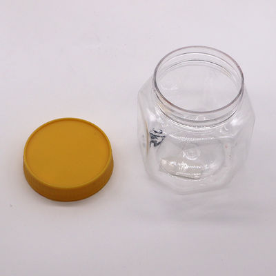 200 ml PET Octogon Food Jar voor noten Kernels Aanpasbare kleur Plastic Flask