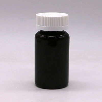 2OZ/60ml/CC Blauwe plastic capsulefles met schroefdop PET materiaal 32mm nekgrootte