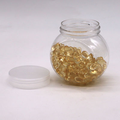 Gepersonaliseerd logo 200 ml PET capsule voedsel blikjes voor noten en snoep pot