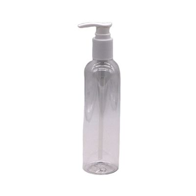 250 ml PET-plastic vloeibare flessen met gewoon deksel/pompspray PET kraagmateriaal