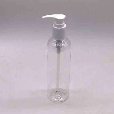 250 ml PET-plastic vloeibare flessen met gewoon deksel/pompspray PET kraagmateriaal