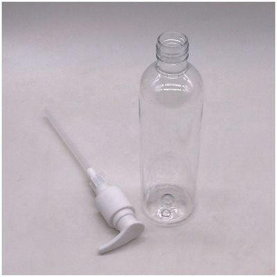 250 ml PET-plastic vloeibare flessen met gewoon deksel/pompspray PET kraagmateriaal