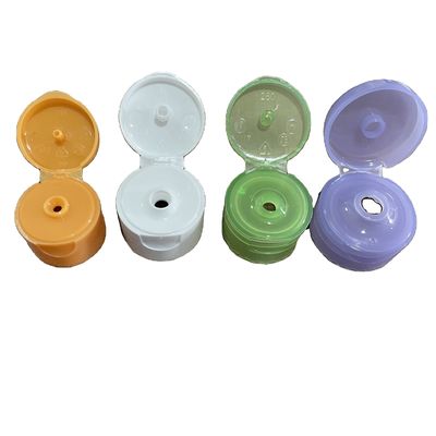 24mm 28mm 32mm Plastic Flip Top Cap sluiting voor aangepaste kleur Plastic lotion flessen