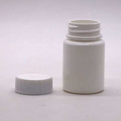 40 ml ronde HDPE plastic fles met schroefdeksel en op maat gemaakte etiketten