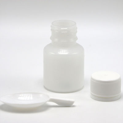 PE-transparante plastic fles voor het meten van vloeibare geneesmiddelen 30 ml capaciteit en lepel