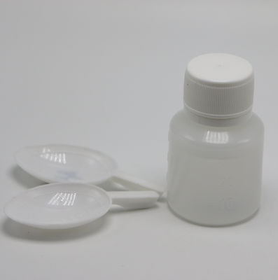 PE-transparante plastic fles voor het meten van vloeibare geneesmiddelen 30 ml capaciteit en lepel