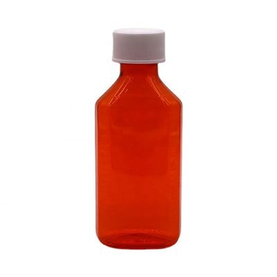100 ml PET Amber/Orange Maple Hoest siroop orale vloeistofff met CRC-kap en warmteverzegeling