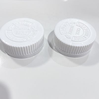 38 mm plastic kinderbestendige dop schroefdeksel voor plastic flessen betaalbaar