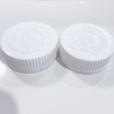 38 mm plastic kinderbestendige dop schroefdeksel voor plastic flessen betaalbaar