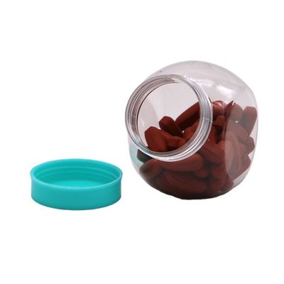 70ml/CC PET ronde plastic fles ideaal voor snoepjes en PET voedselopslag