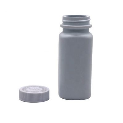 120cc HDPE Vierkante Drug Grade Plastic Pill Capsule Tablet Hervulbare fles voor geneeskunde