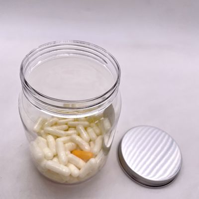 Aanpasbare 500 ml PET Noten Kernels Candy Flasje met Aluminium Deksel