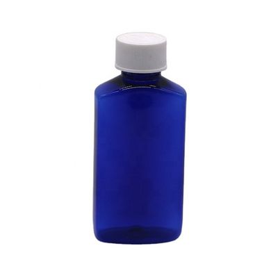 Basismateriaal PET 120 ml Vierkante Steriele Hoeststroop Orale vloeistofff Fles Kinderbescherming