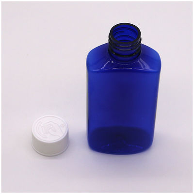 Basismateriaal PET 120 ml Vierkante Steriele Hoeststroop Orale vloeistofff Fles Kinderbescherming