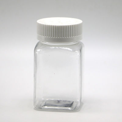 100 ml PET vierkante pot Pharma's langdurige voor snoep suiker opslag