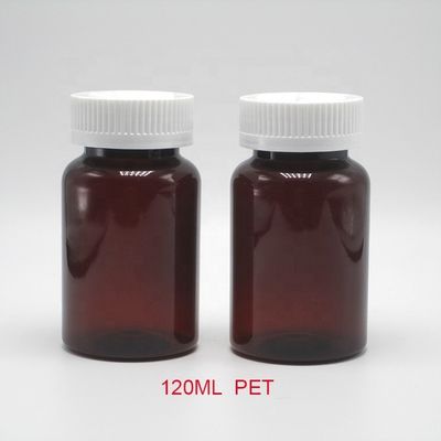 2OZ 60ML PET Amber Zwarte Plastic Flasje met CRC Deksel voor Medische Supplementen Verpakking