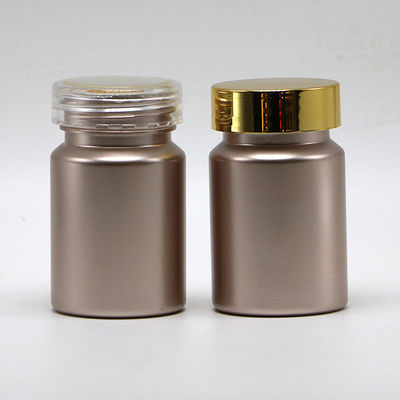 80cc PET Plastic Flask Customized Kleur Vitamine Tablet Container met Schroef / Twist Deksels