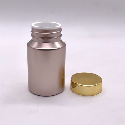 80cc PET Plastic Flask Customized Kleur Vitamine Tablet Container met Schroef / Twist Deksels