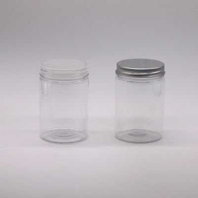 Verpakking 250 ml PET-voedselpot met schroefdop en aluminium deksel