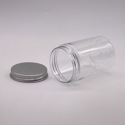 Verpakking 250 ml PET-voedselpot met schroefdop en aluminium deksel