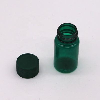 20ML/CC PET transparante plastic vloeibare injectieflacons met dop in aangepaste kleur en ronde vorm