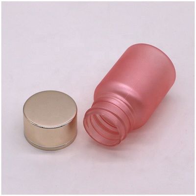 40 ml Matte Pink PET Food Grade Delicate Plastic Capsule Pill Flasje voor de gezondheidszorg