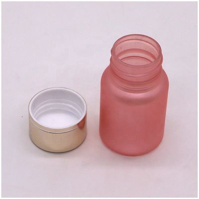 40 ml Matte Pink PET Food Grade Delicate Plastic Capsule Pill Flasje voor de gezondheidszorg