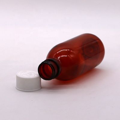 CRC Cap PET Vierkante Steriele Hoest siroop orale vloeibare fles voor geneeskunde 120ml/4oz