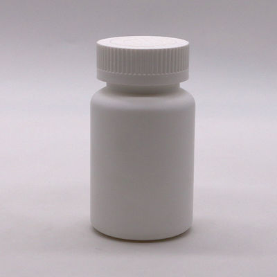 Persoonlijke kleur 120 ml HDPE Wit Zwart lege plastic fles voor pillen Vitamine capsule