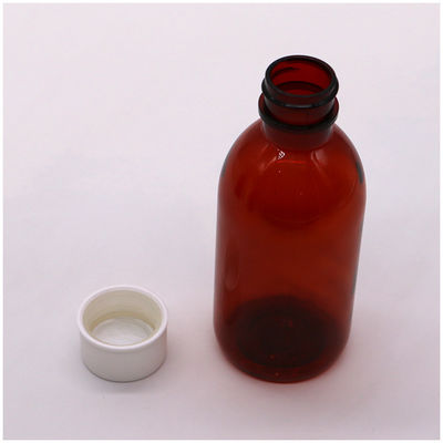 CRC Cap PET Vierkante Steriele Hoest siroop orale vloeibare fles voor geneeskunde 120ml/4oz