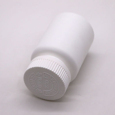 Persoonlijke kleur 120 ml HDPE Wit Zwart lege plastic fles voor pillen Vitamine capsule